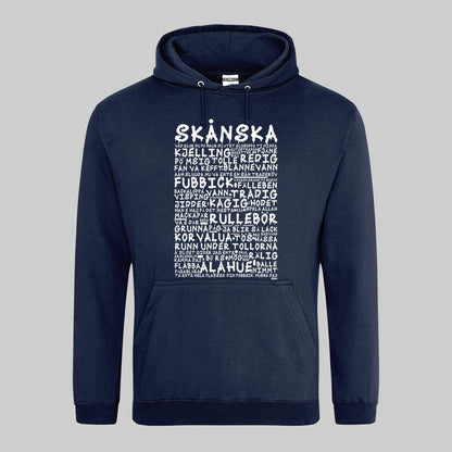 Skånska Graffiti Dialekt Hoodie