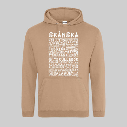 Skånska Graffiti Dialekt Hoodie