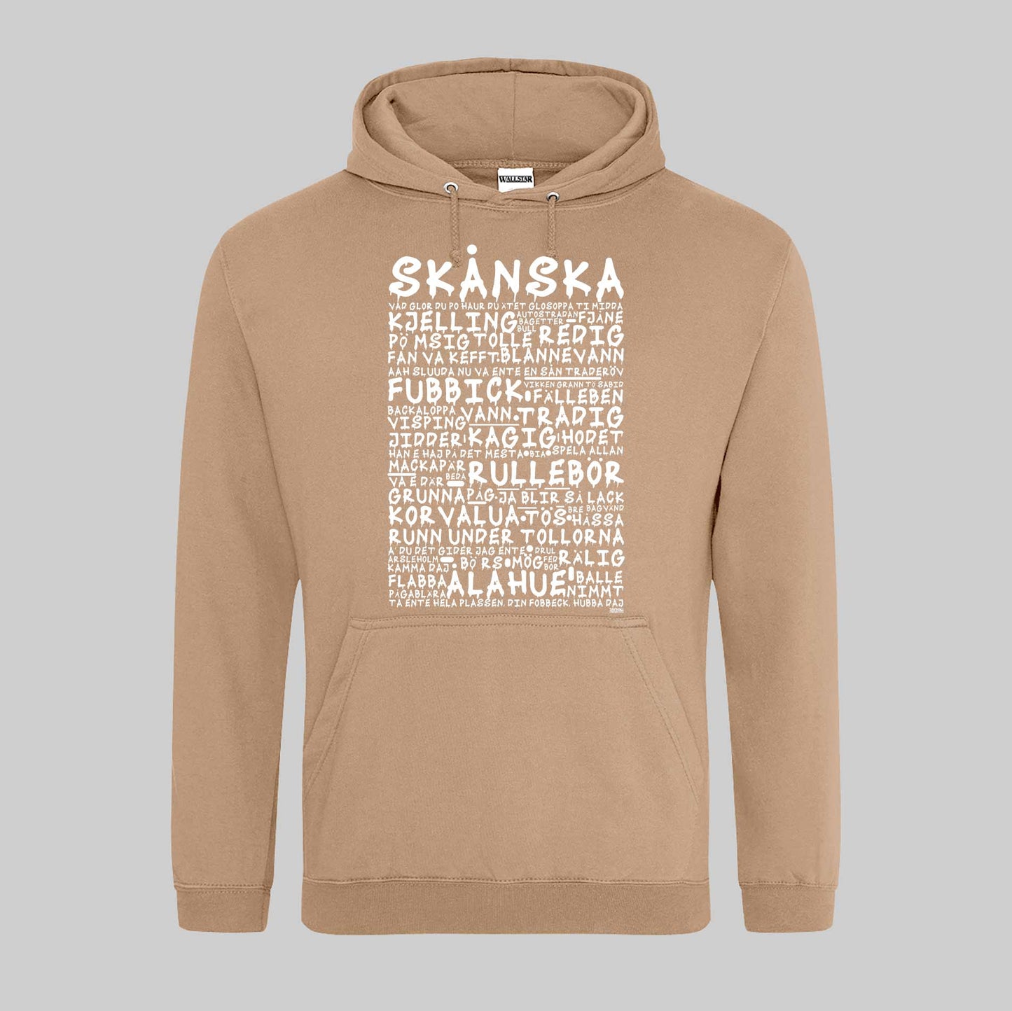 Skånska Graffiti Dialekt Hoodie