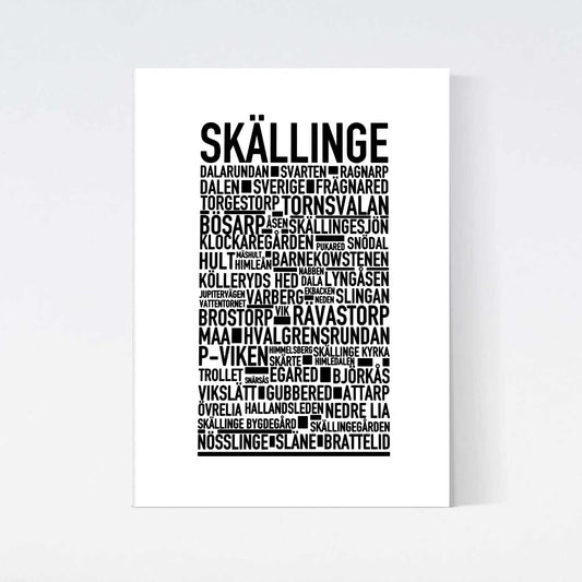 Skällinge Text Poster