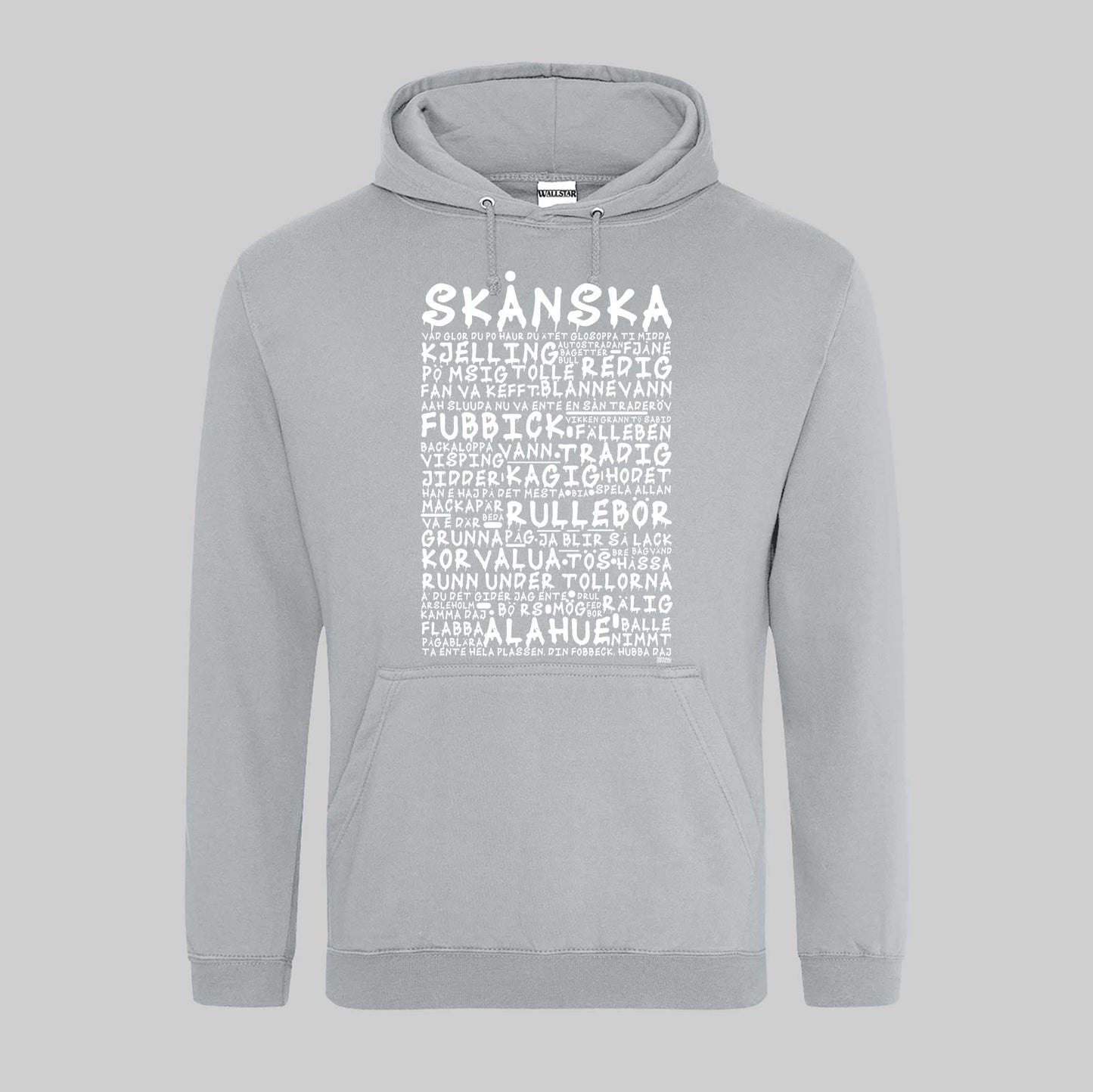 Skånska Graffiti Dialekt Hoodie