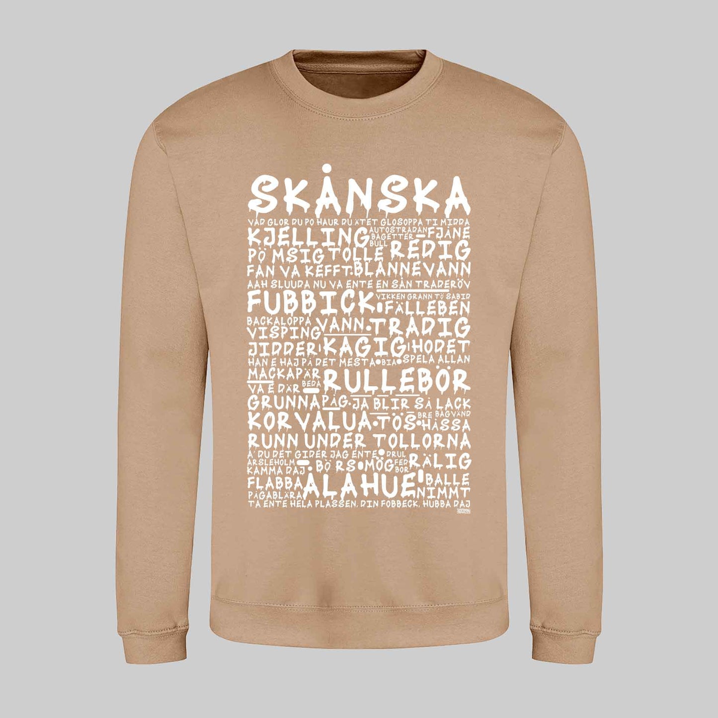 Skånska Graffiti Dialekt Sweatshirt