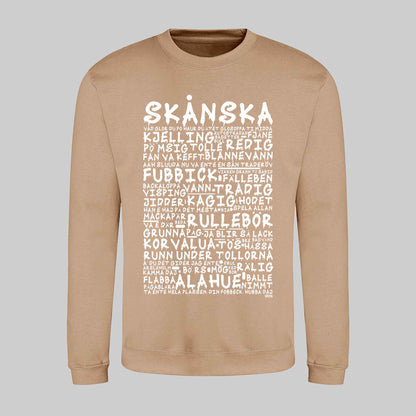 Skånska Graffiti Dialekt Sweatshirt