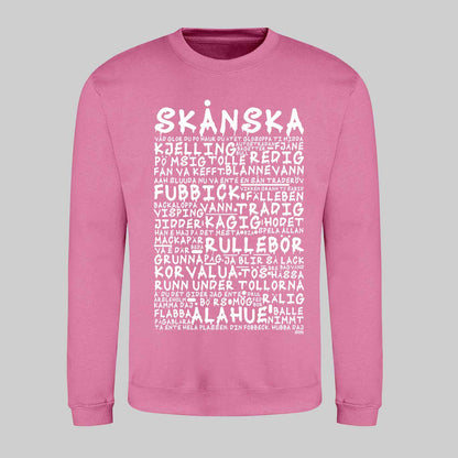 Skånska Graffiti Dialekt Sweatshirt