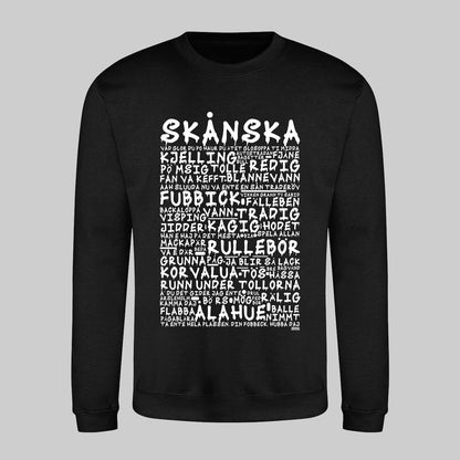 Skånska Graffiti Dialekt Sweatshirt