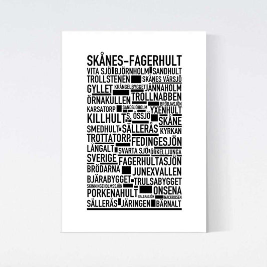 Skånes-Fagerhult Text Poster