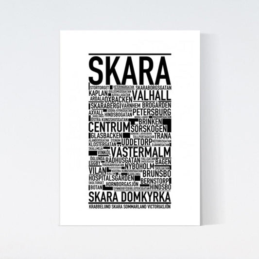 Skara Text Poster