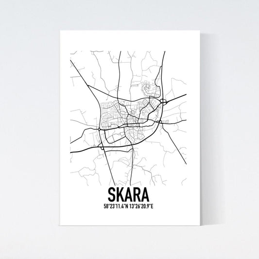 Skara Karta Poster
