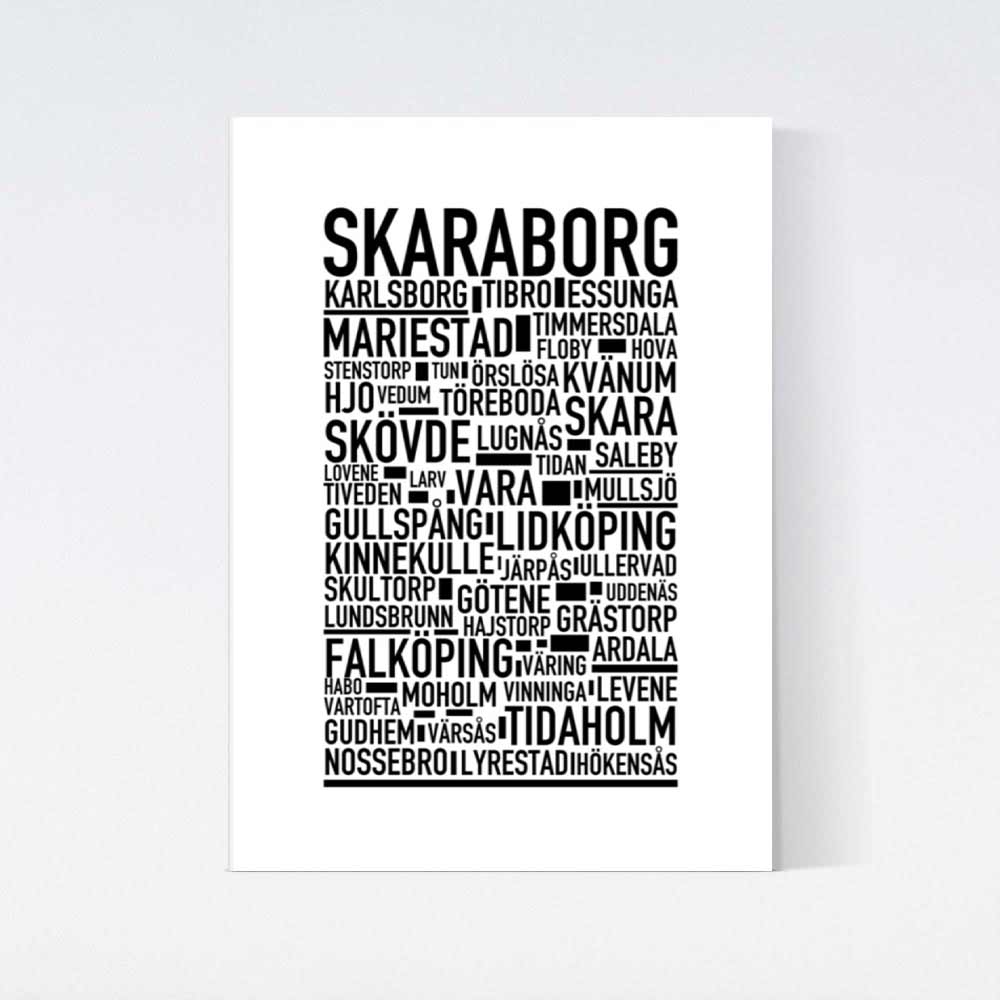 Skaraborg Text Poster