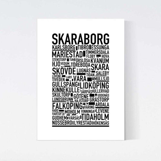 Skaraborg Text Poster