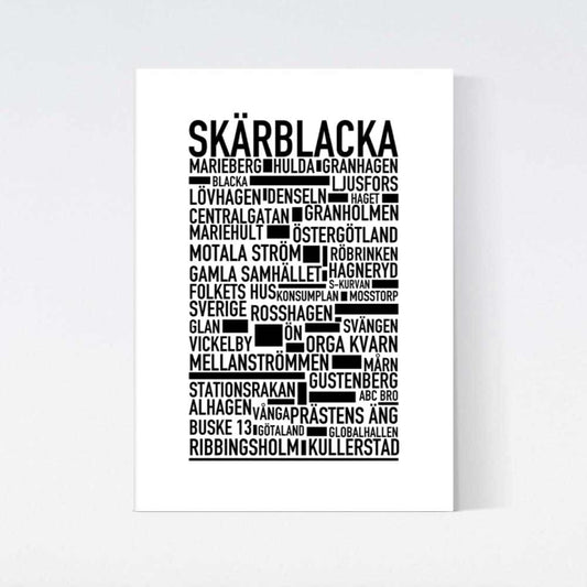 Skärblacka Text Poster