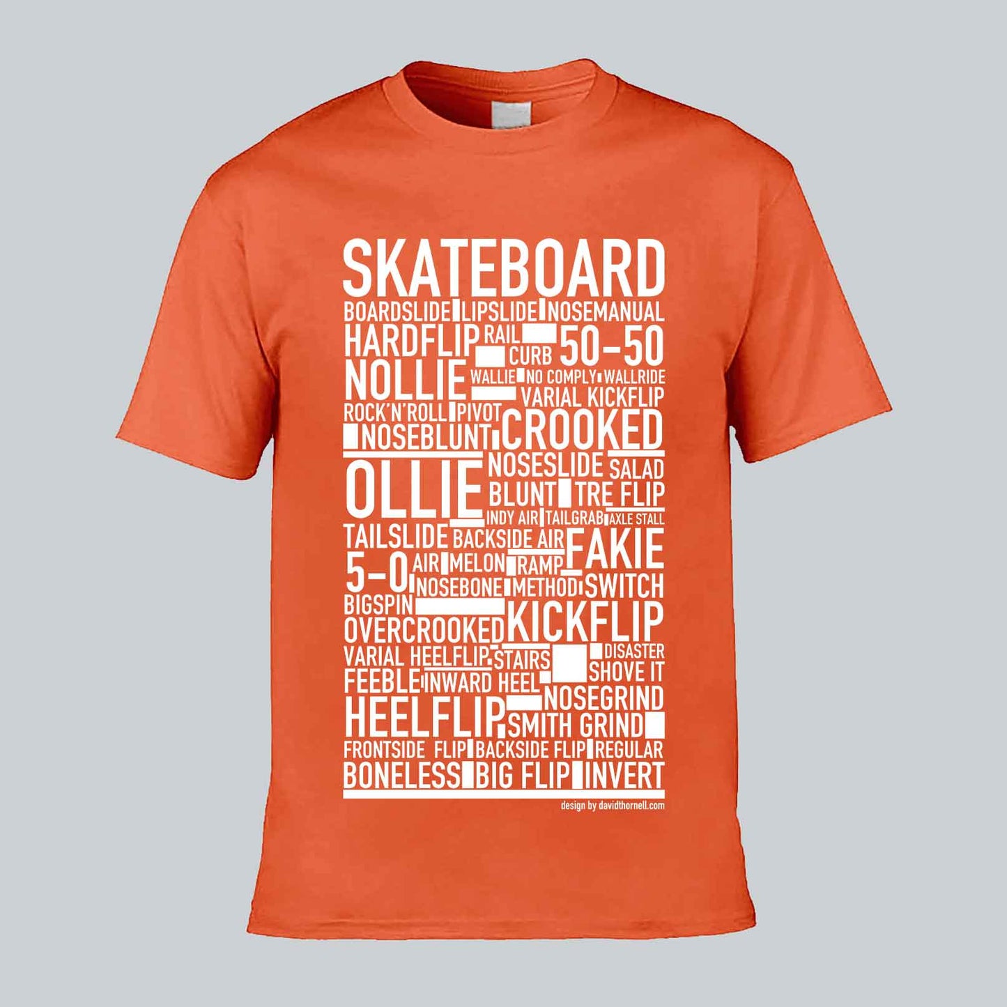 Skateboard Text T-shirt