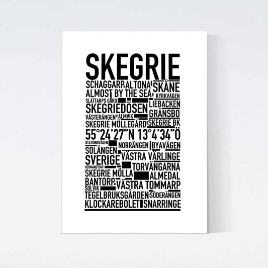 Skegrie Text Poster