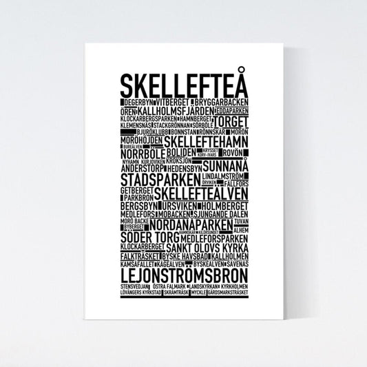 Skellefteå Text Poster