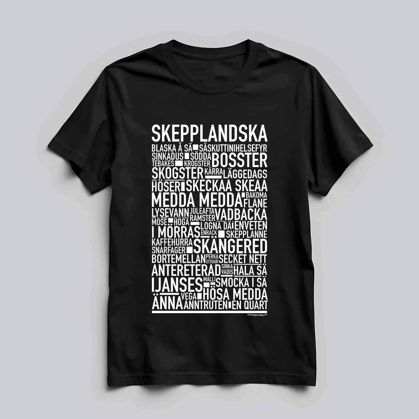 Skepplandska Dialekt Text T-shirt