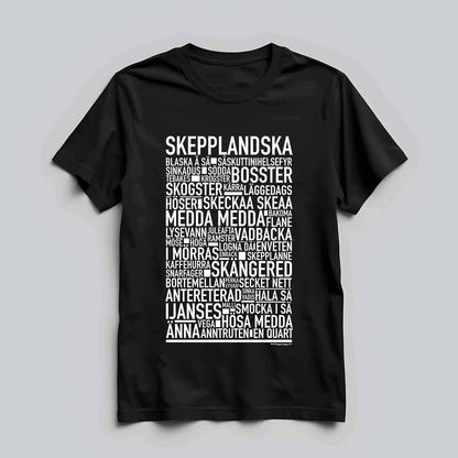 Skepplandska Dialekt Text T-shirt