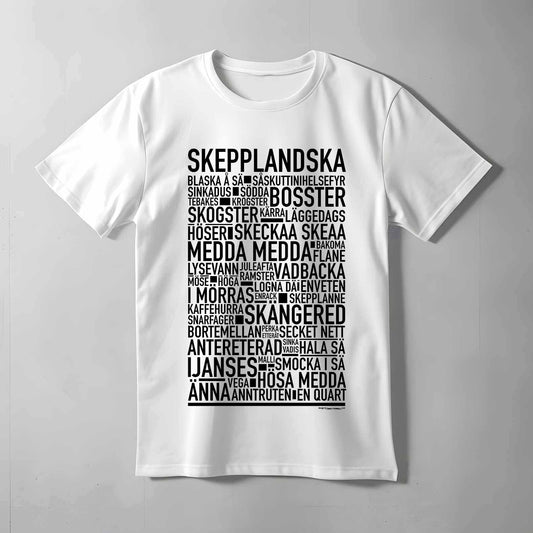 Skepplandska Dialekt Text T-shirt