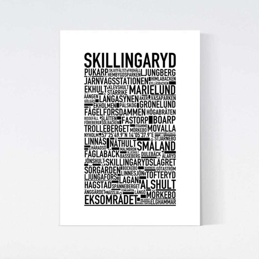 Skillingaryd Text Poster