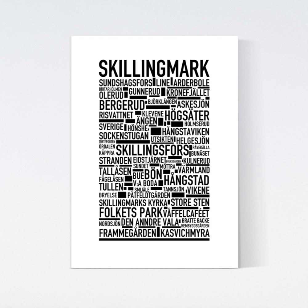 Skillingmark Text Poster