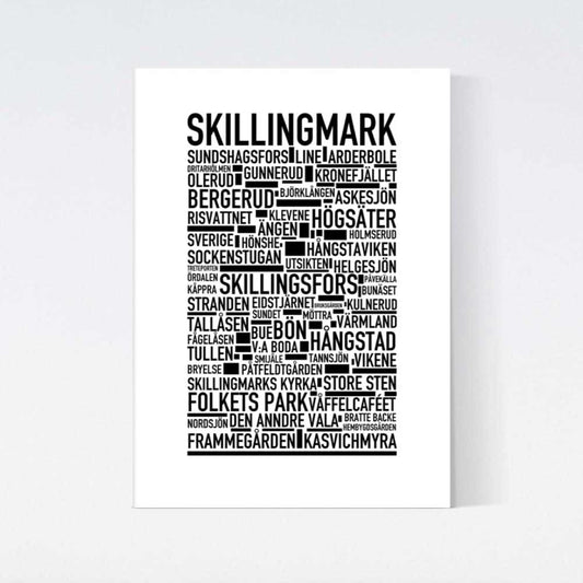 Skillingmark Text Poster