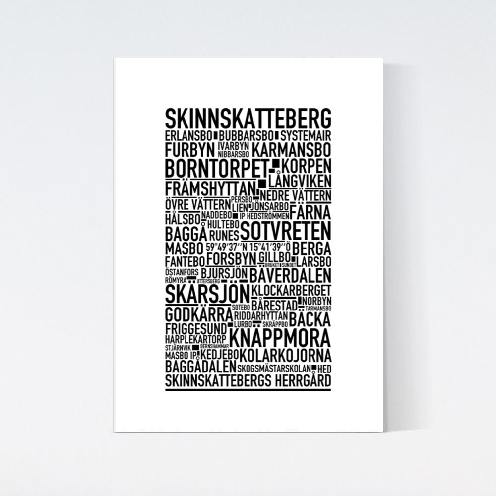 Skinnskatteberg Text Poster