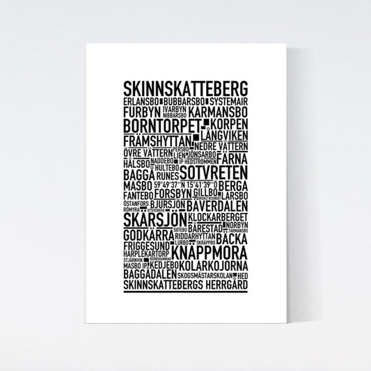 Skinnskatteberg Text Poster