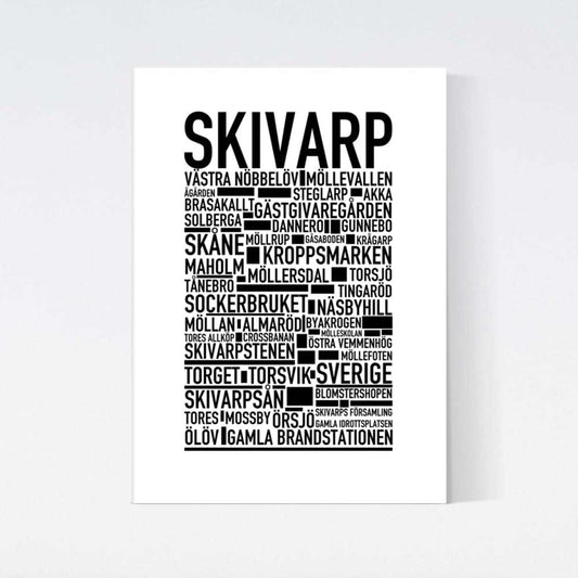 Skivarp Text Poster