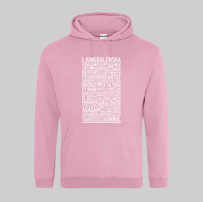 Ljungdalenska Dialekt Text Hoodie