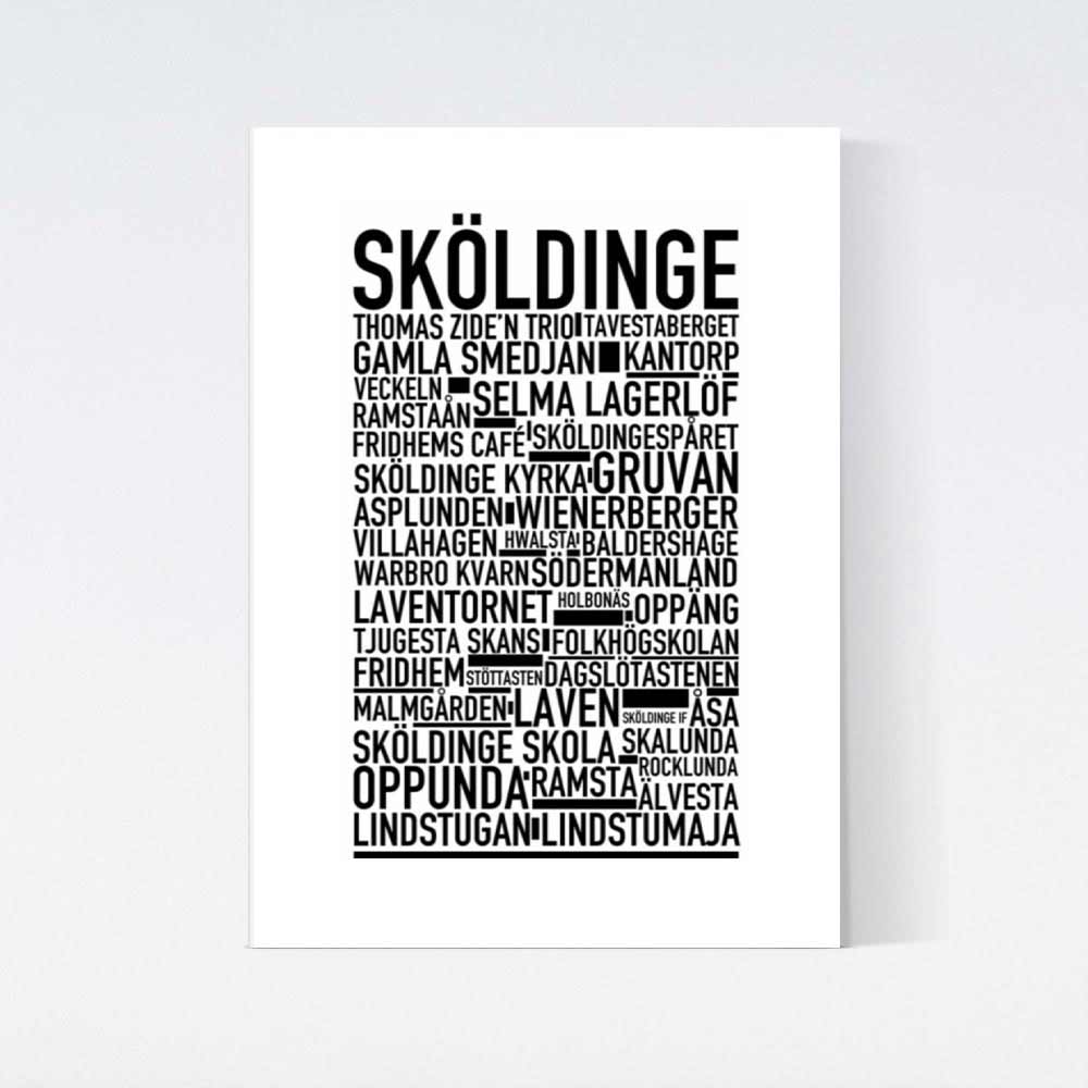 Sköldinge Text Poster