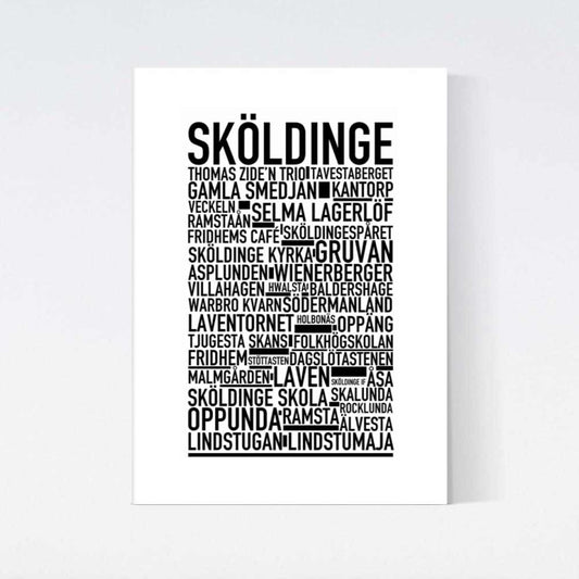 Sköldinge Text Poster