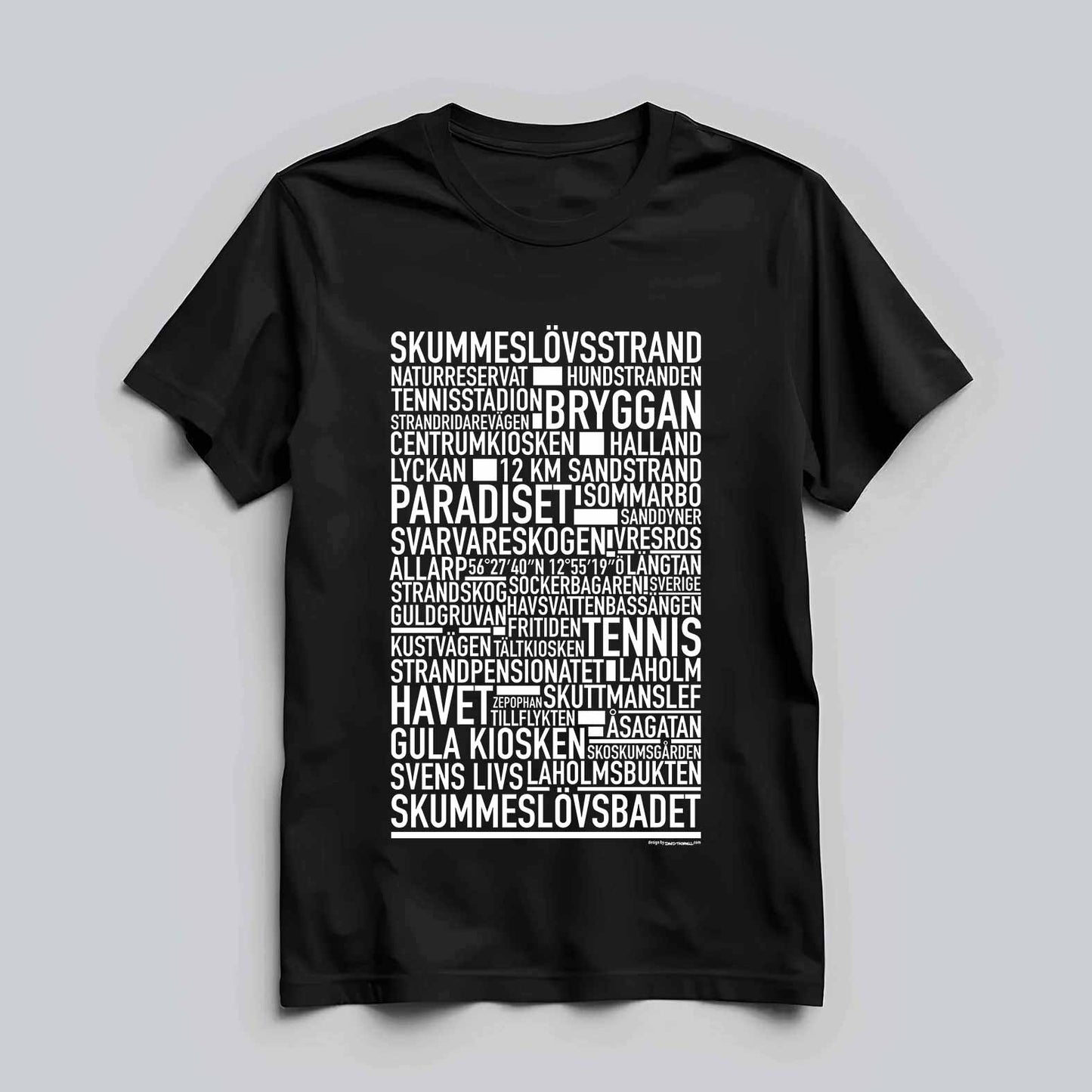 Skummeslövsstrand Text T-shirt