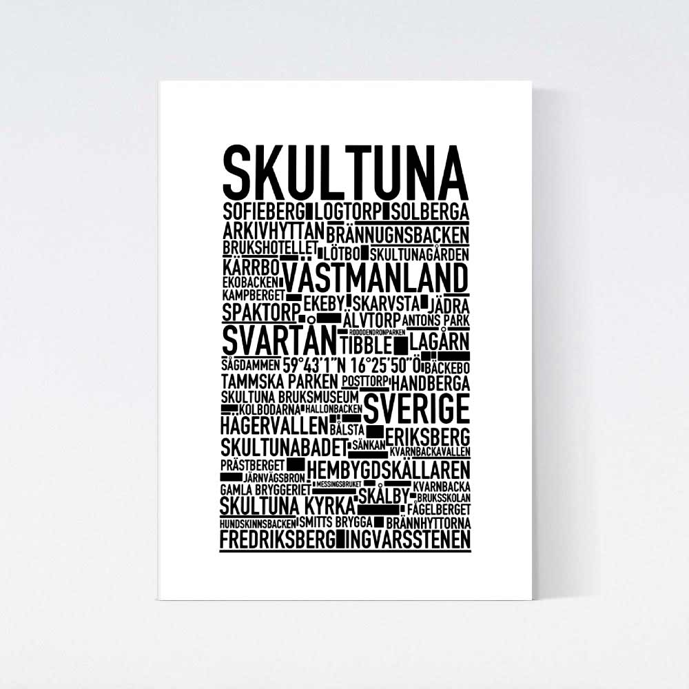 Skultuna Text Poster
