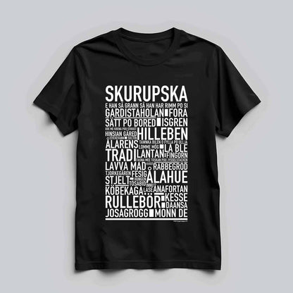 Skurupska Dialekt Text T-shirt