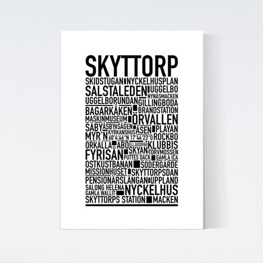 Skyttorp Text Poster