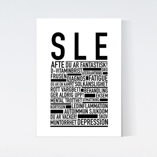 SLE Text Poster