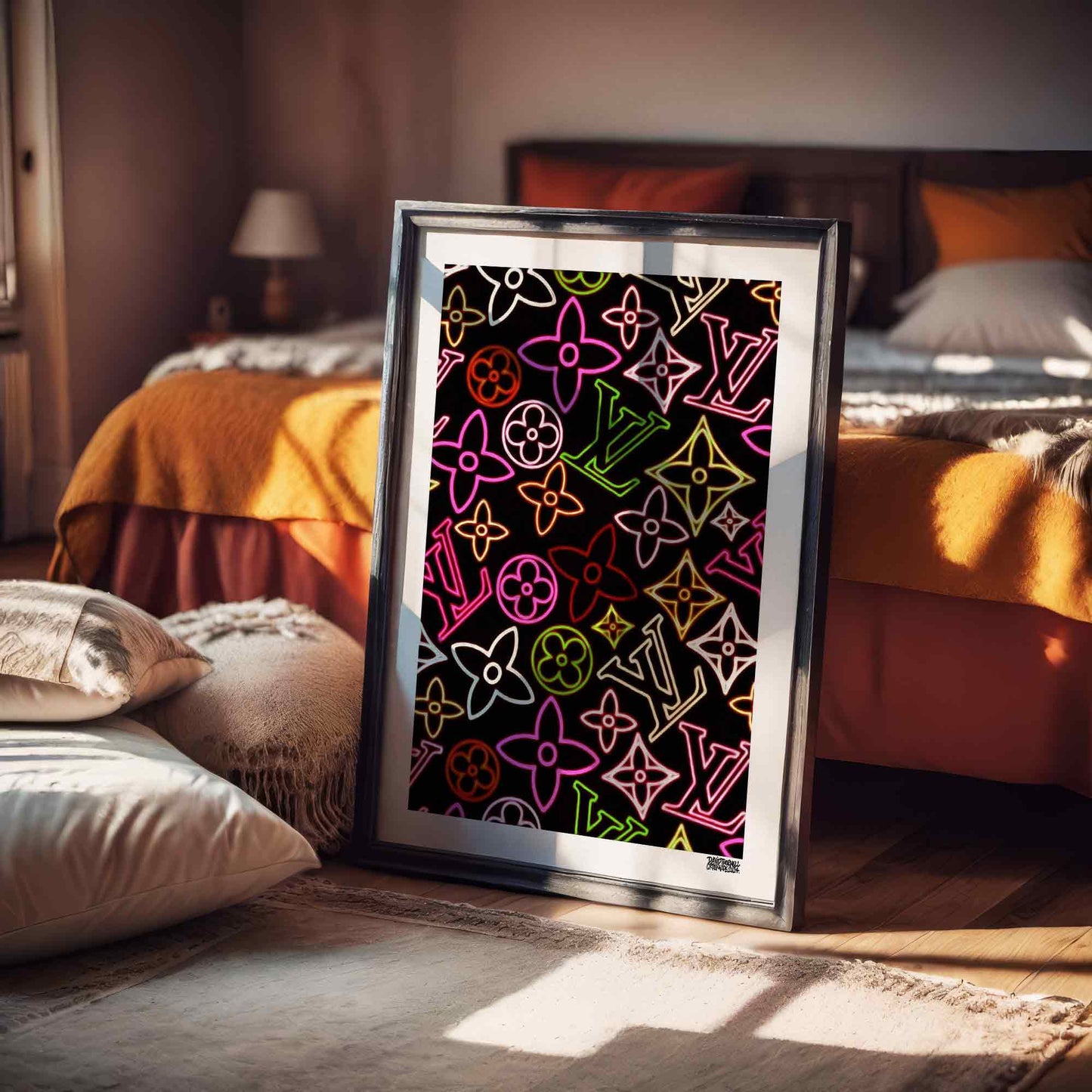 Louis Colorful Pattern Poster