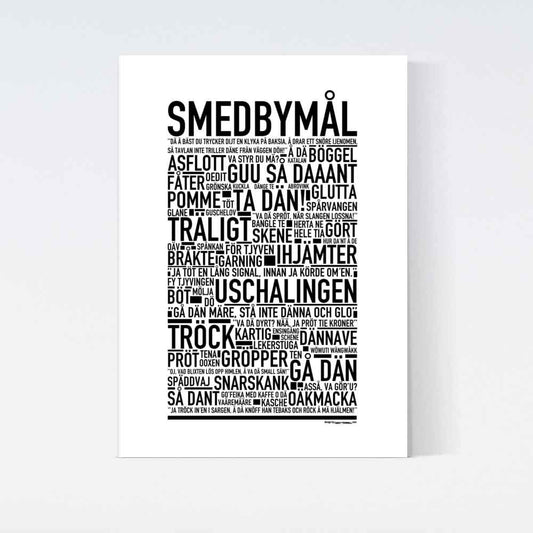 Smedbymål Dialekt Text Poster