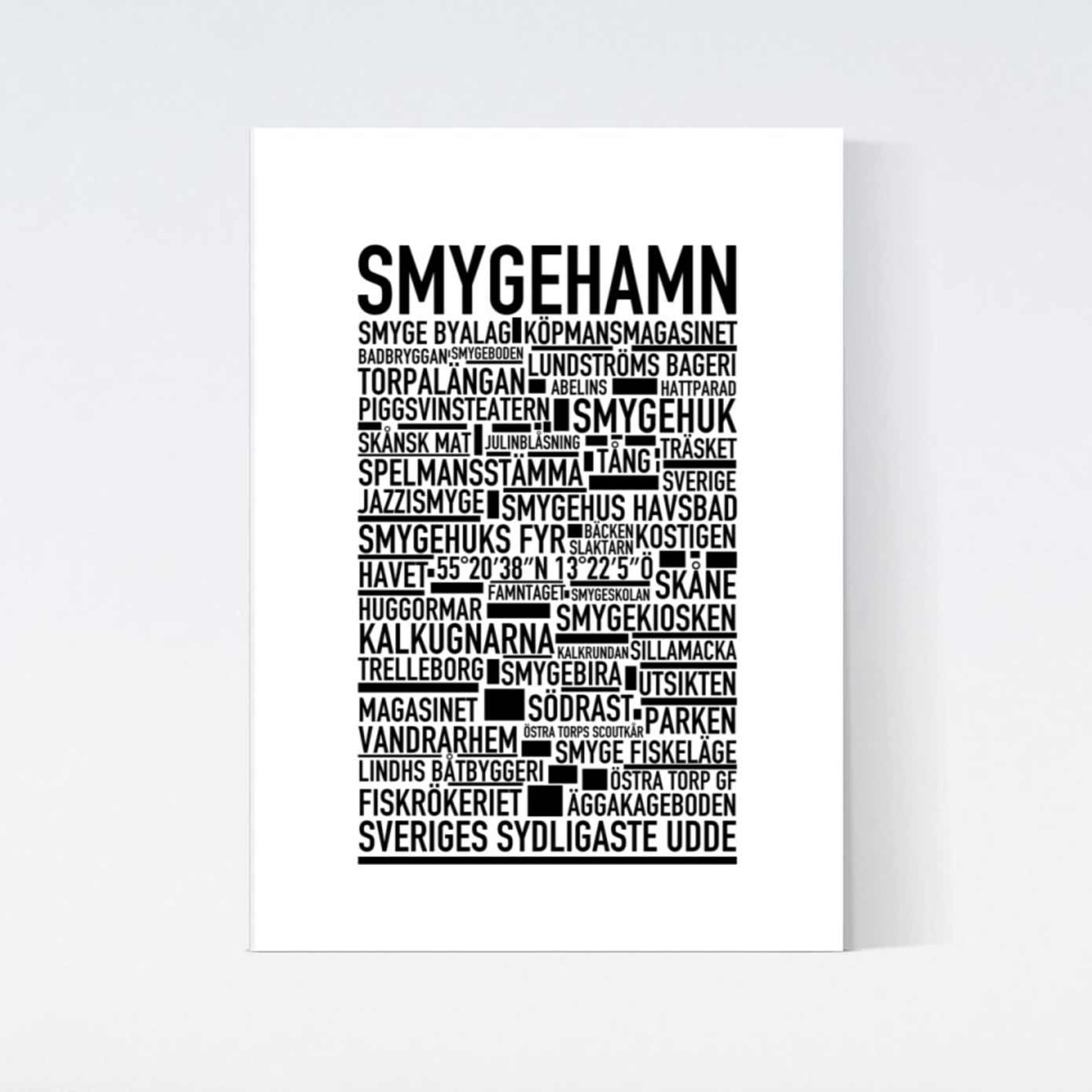 Smygehamn Text Poster