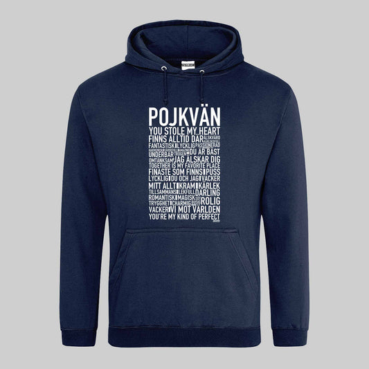 Pojkvän Text Hoodie