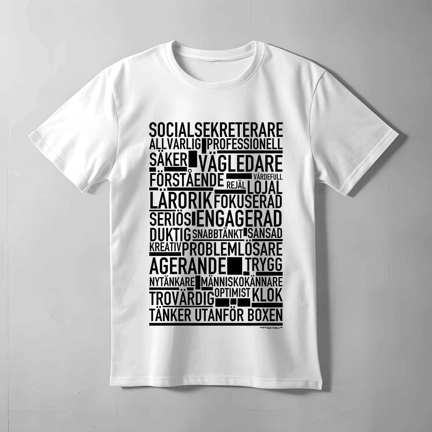 Socialsekreterare Text T-shirt