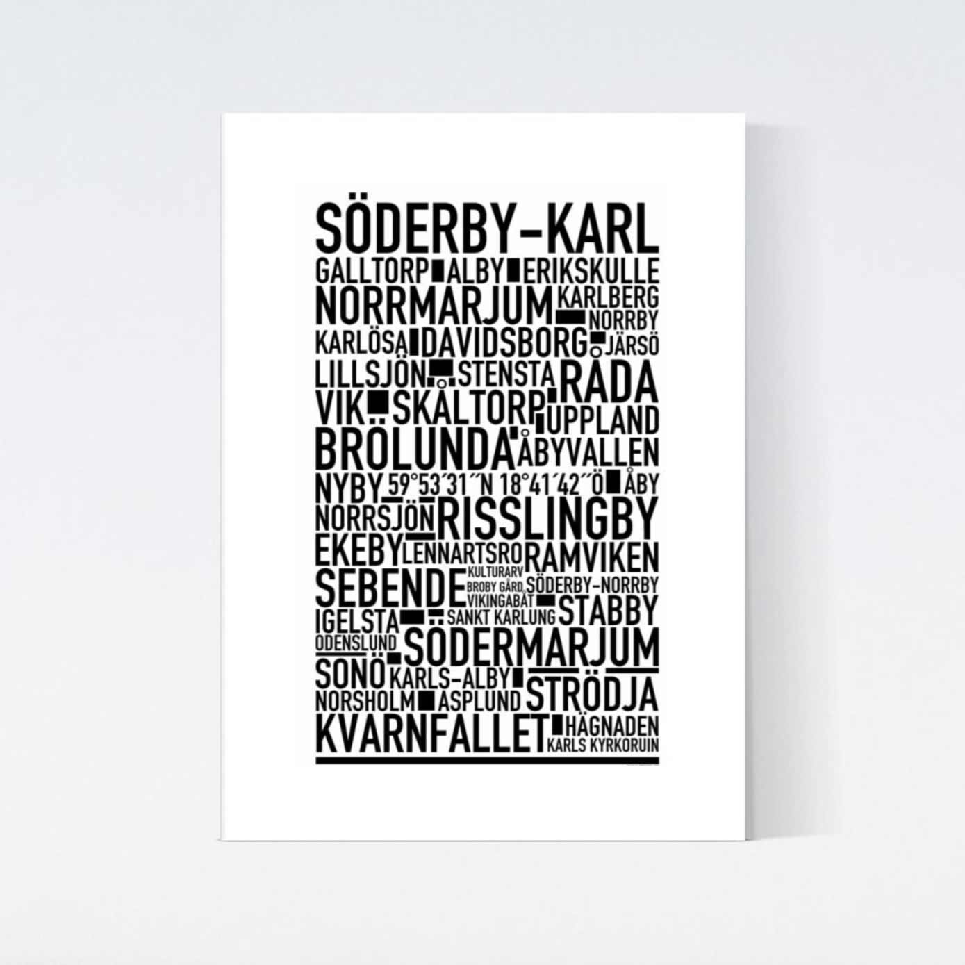 Söderby-Karl Text Poster