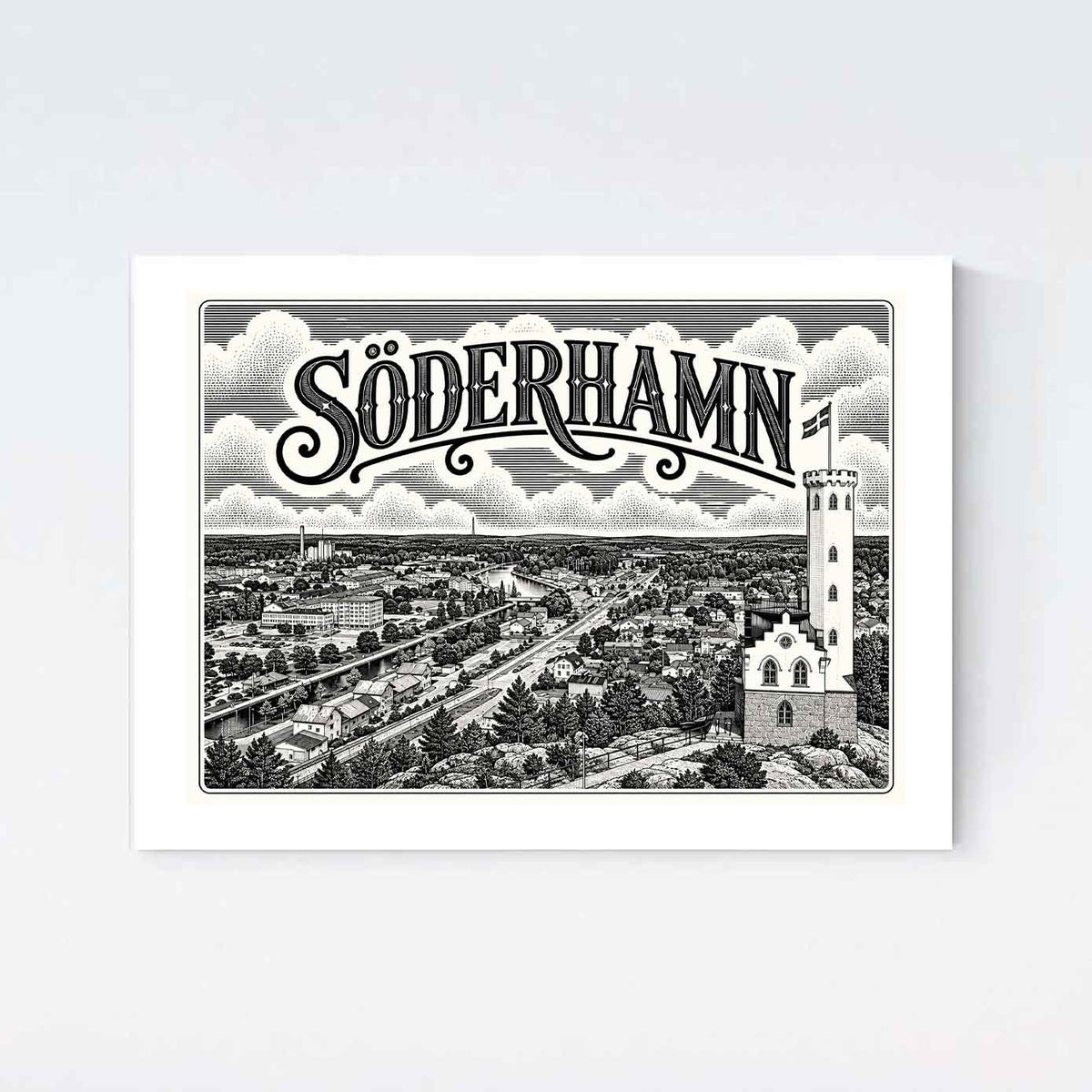 Söderhamn Nostalgi Poster