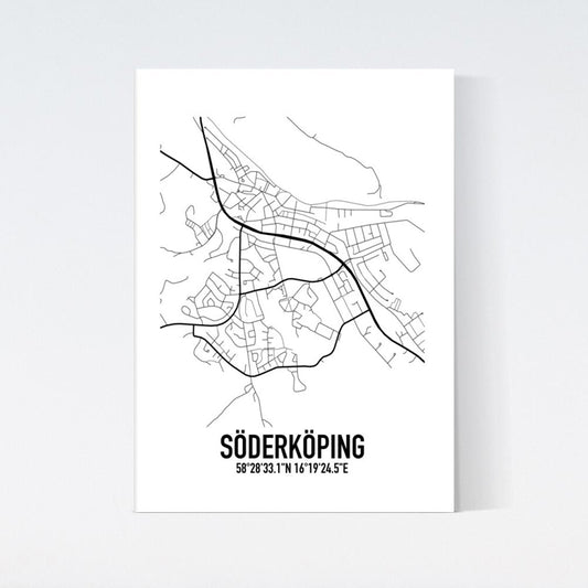 Söderköping Karta Poster