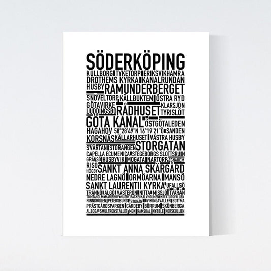 Söderköping Text Poster