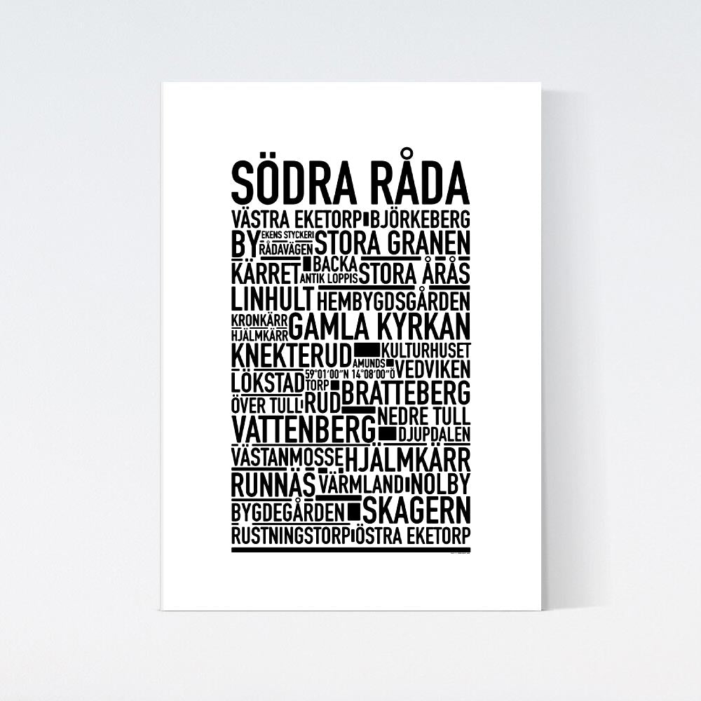 Södra Råda Text Poster