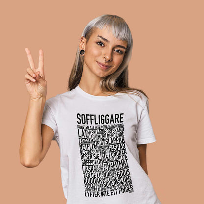 Soffliggare Text T-shirt