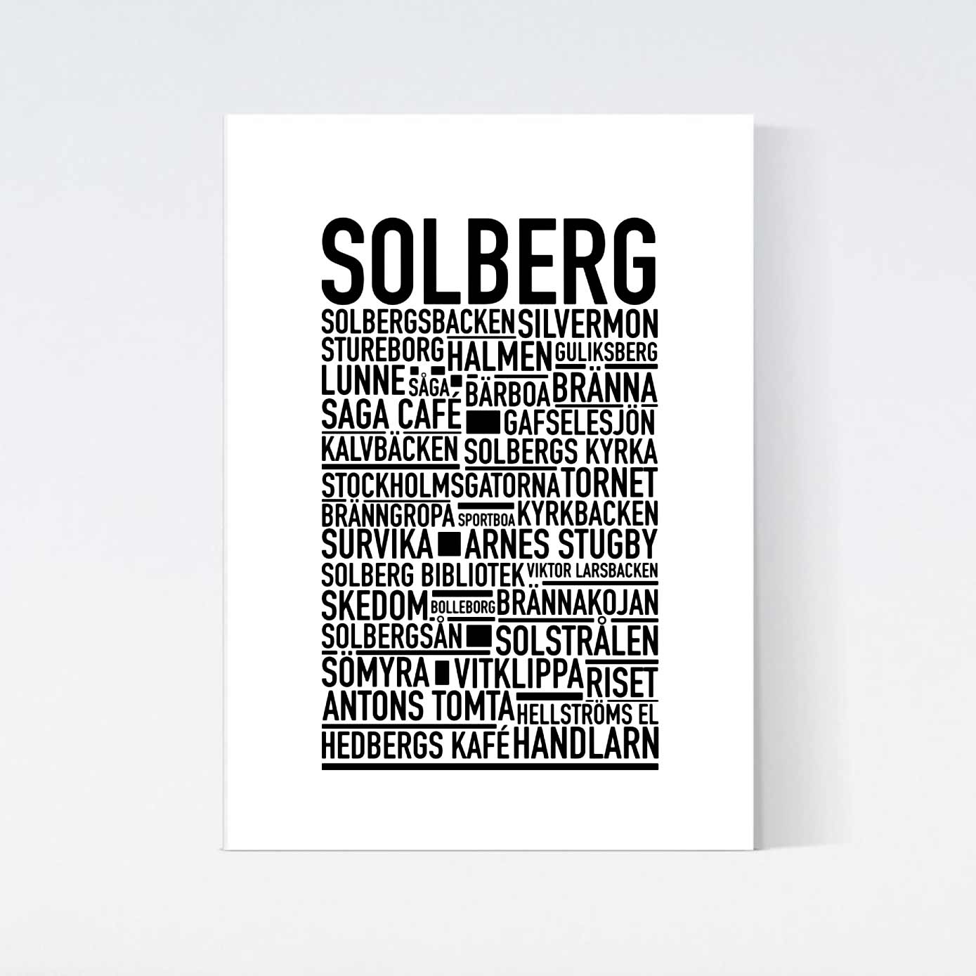 Solberg Text Poster