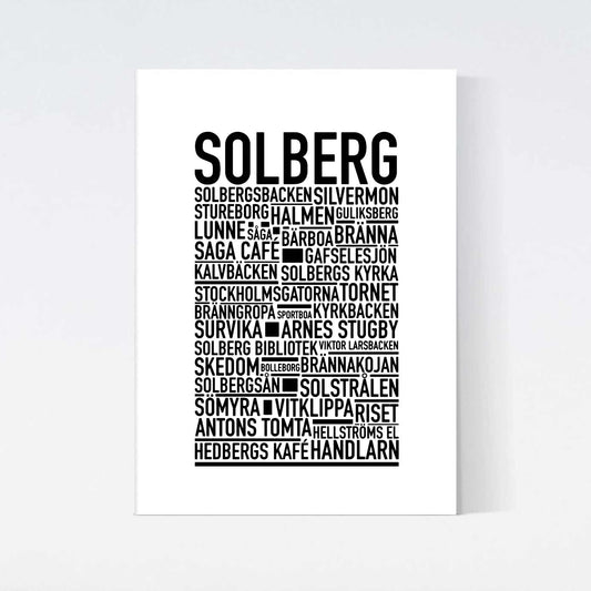 Solberg Text Poster