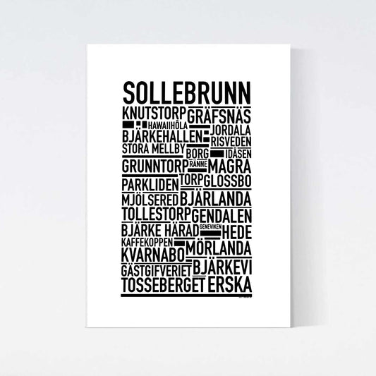 Sollebrunn Text Poster