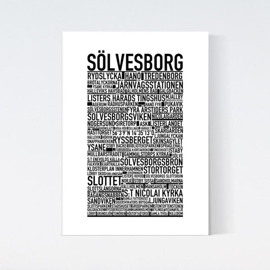 Sölvesborg Text Poster